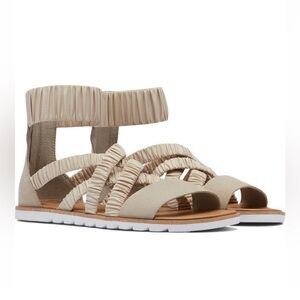 Sorel Ella II Ankle Strap Sandal Soft Taupe